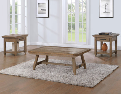 Riverdale Driftwood 3-Piece Occasional Table Set