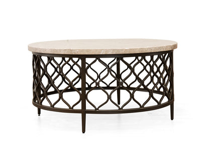 Roland Marble Top Cocktail Table