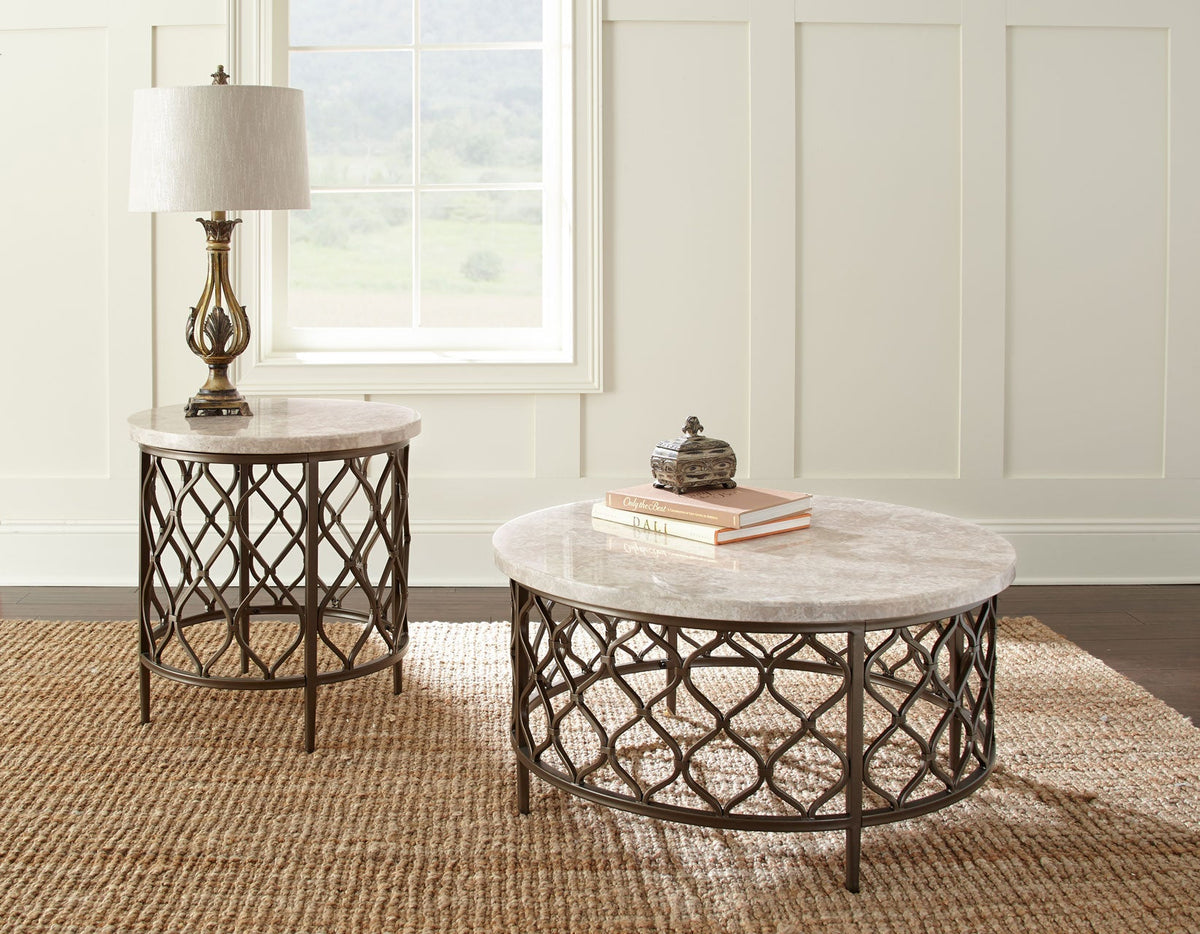 Roland Marble Top Cocktail Table