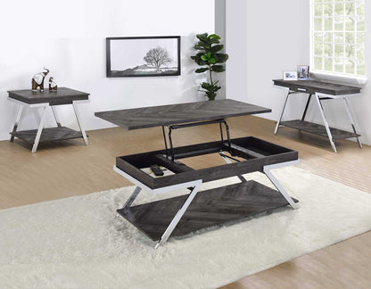 Roma 3-Piece Cocktail Table Set(Cocktail &amp; 2 End Tables)