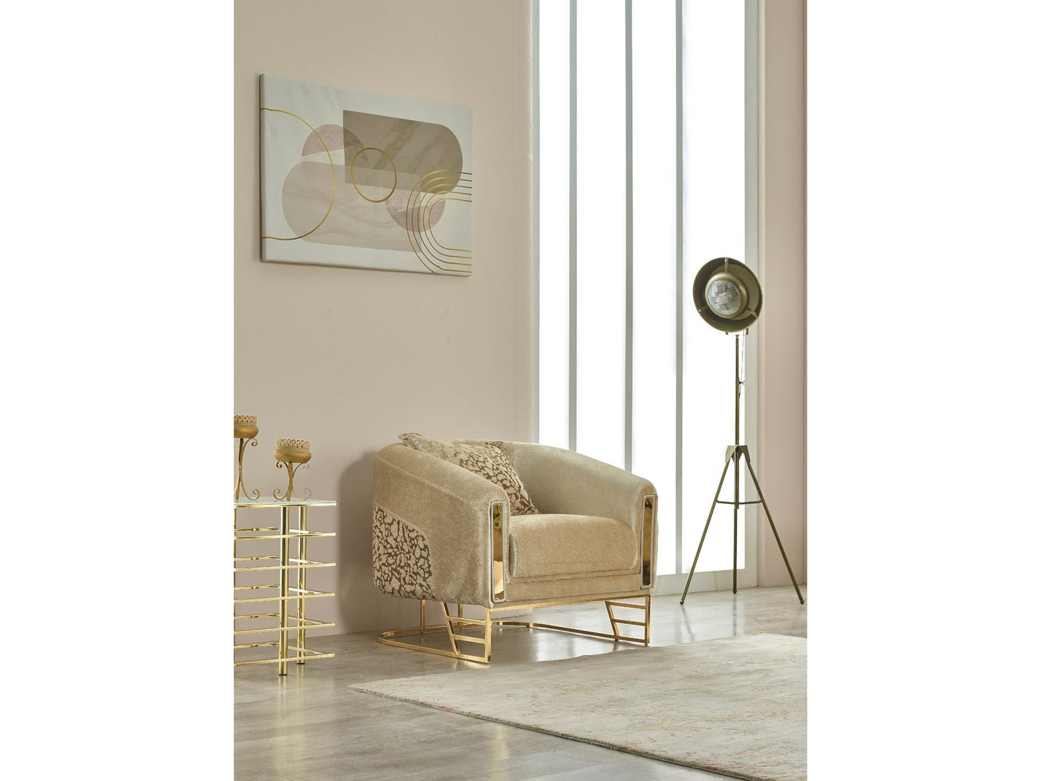 Romans Chair in Beige