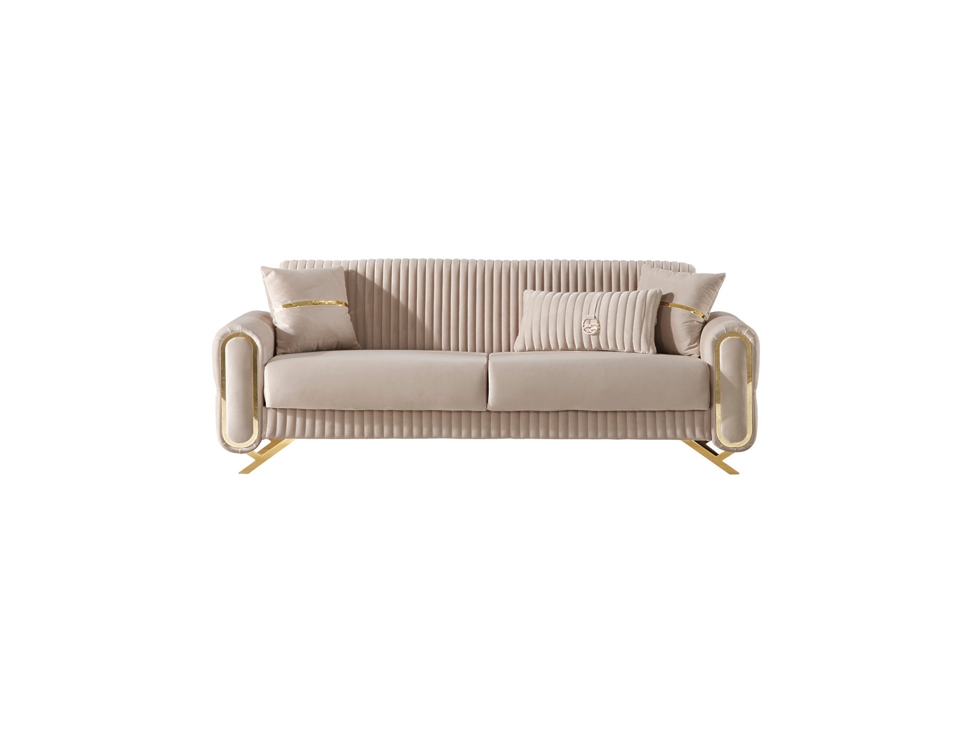 Royal Convertible Sofa in Beige