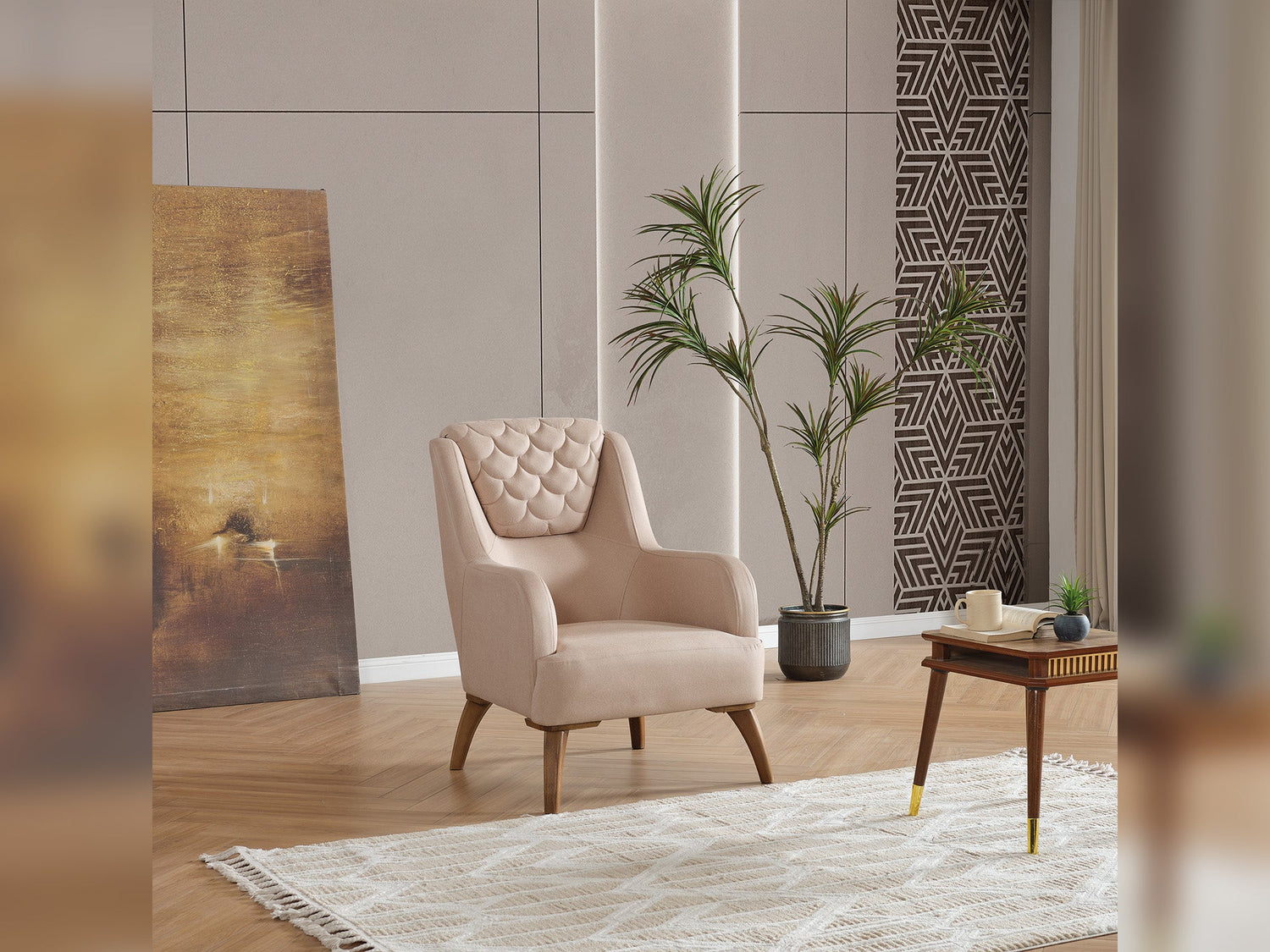 Ruby Chair in Beige