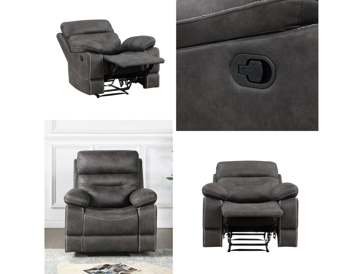 Rudger Gray Manual Recliner