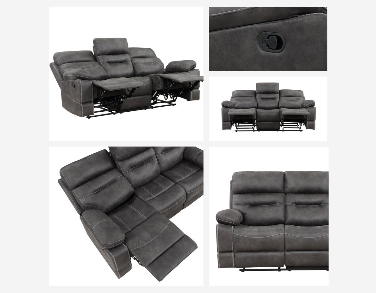 Rudger Gray Reclining Sofa