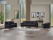 Senfoni 3-pieces (Sofa & Loveseat & Chair) Livingroom Set in Black