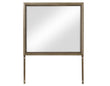 Sonoma 44″ Framed Mirror, Cocoa Gray Oak Finish With Mounting Brackets (Mirror Only)