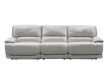 Olsen 3-Piece Dual-Power Zero-Gravity Modular Reclining Sofa, Silver