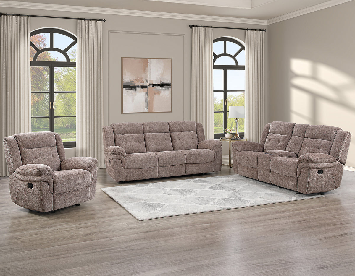 Sydney Brown Manual Reclining Set