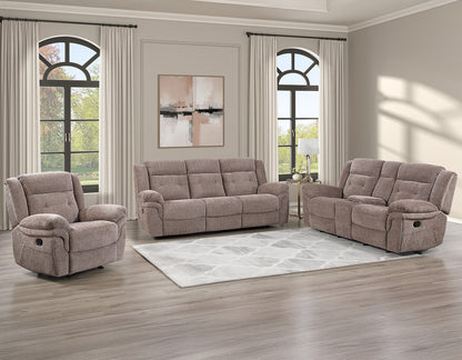 Sydney Brown Manual Reclining Set