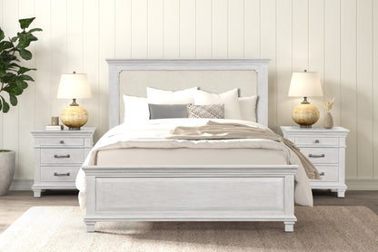 Swanley Weathered Gray Transitional Bedroom Set