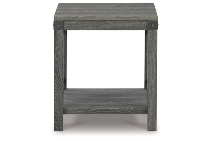 Freedan Grayish Brown Lift-top Coffee Table, 2 End Tables and Console -  Ashley - Luna Furniture