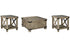 Aldwin Gray Coffee Table and 2 End Tables -  Ashley - Luna Furniture