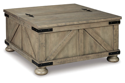 Aldwin Gray Coffee Table and 2 End Tables -  Ashley - Luna Furniture