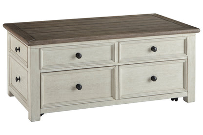 Bolanburg Two-tone Coffee Table and 2 Chairside End Tables -  Ashley - Luna Furniture