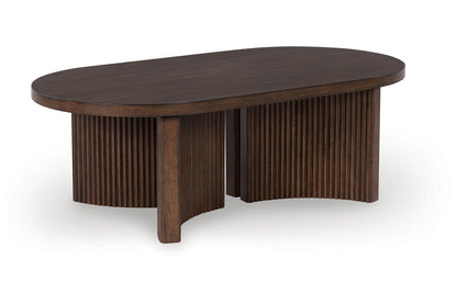 Korestone  Coffee Table and 2 End Tables -  Ashley - Luna Furniture