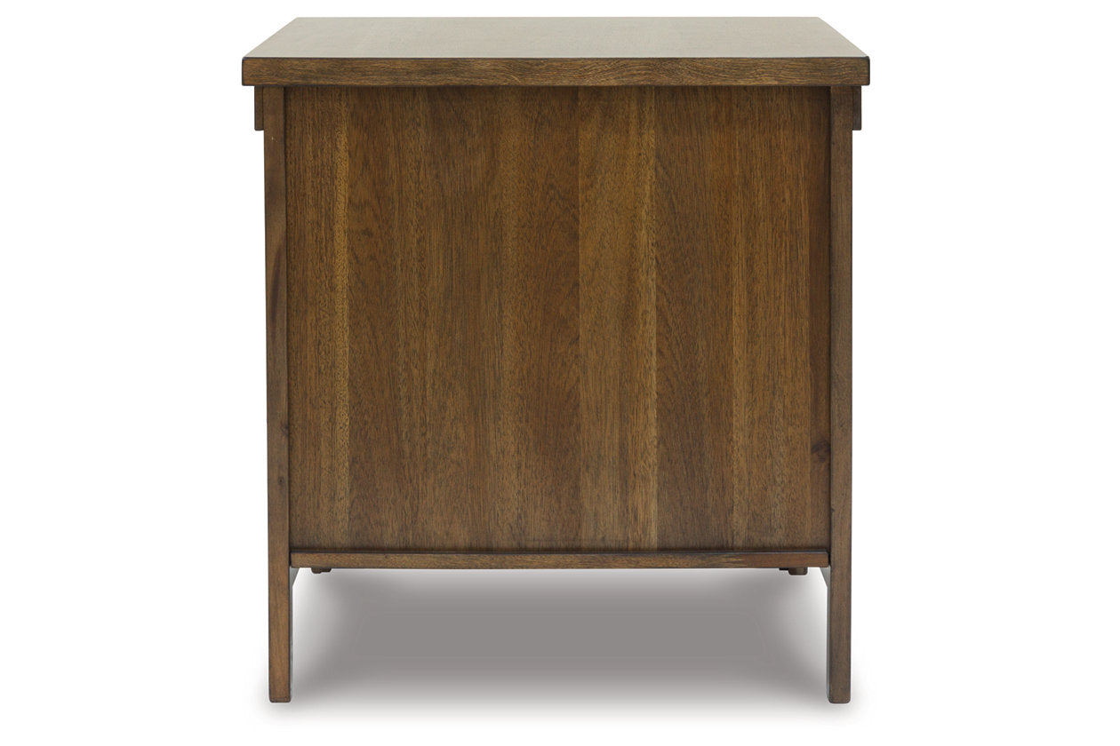 Moriville Grayish Brown Lift-top Coffee Table and 2 End Tables -  Ashley - Luna Furniture