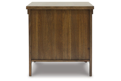 Moriville Grayish Brown Lift-top Coffee Table and 2 End Tables -  Ashley - Luna Furniture