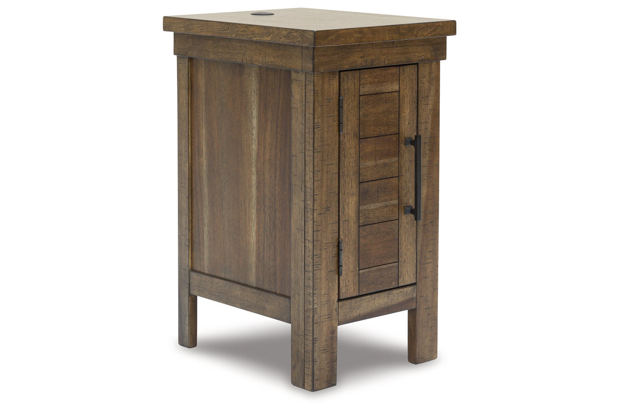 Moriville Grayish Brown Lift-top Coffee Table and 2 Chairside End Tables -  Ashley - Luna Furniture