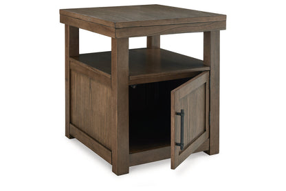 Boardernest Brown Coffee Table and 2 End Tables -  Ashley - Luna Furniture