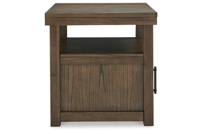 Boardernest Brown Coffee Table and 2 End Tables -  Ashley - Luna Furniture
