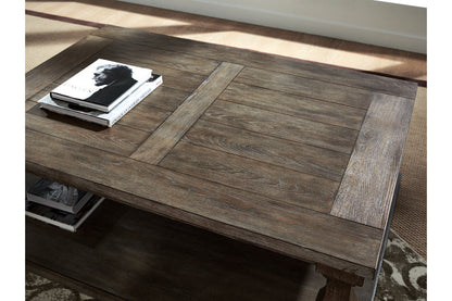 Johnelle Gray Coffee Table and 2 End Tables -  Ashley - Luna Furniture