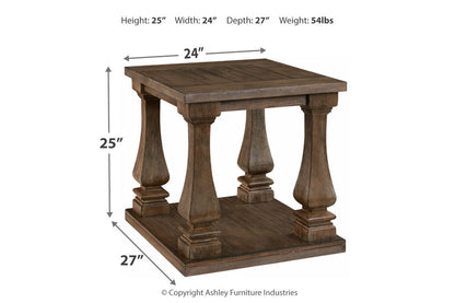Johnelle Gray Coffee Table and 2 End Tables -  Ashley - Luna Furniture