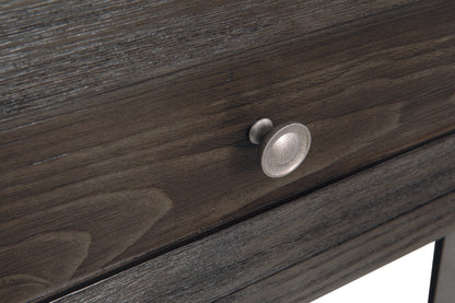 Todoe Dark Gray Coffee Table and 2 End Tables -  Ashley - Luna Furniture