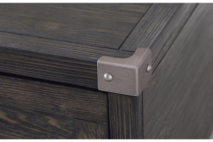 Todoe Dark Gray Coffee Table and 2 End Tables -  Ashley - Luna Furniture