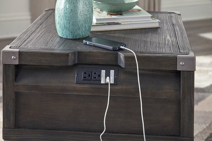 Todoe Dark Gray Coffee Table and End Table -  Ashley - Luna Furniture