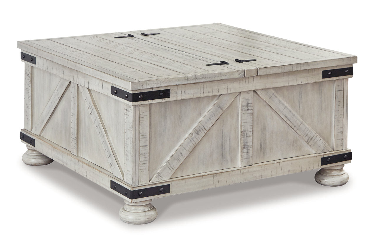 Carynhurst Whitewash Coffee Table and 2 End Tables -  Ashley - Luna Furniture