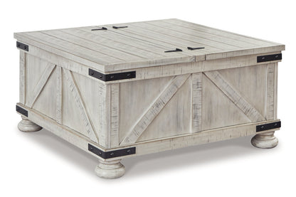 Carynhurst Whitewash Coffee Table and 2 End Tables -  Ashley - Luna Furniture