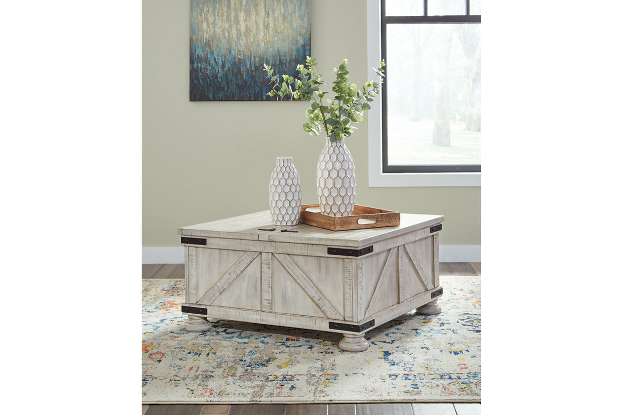 Carynhurst Whitewash Coffee Table and 2 End Tables -  Ashley - Luna Furniture