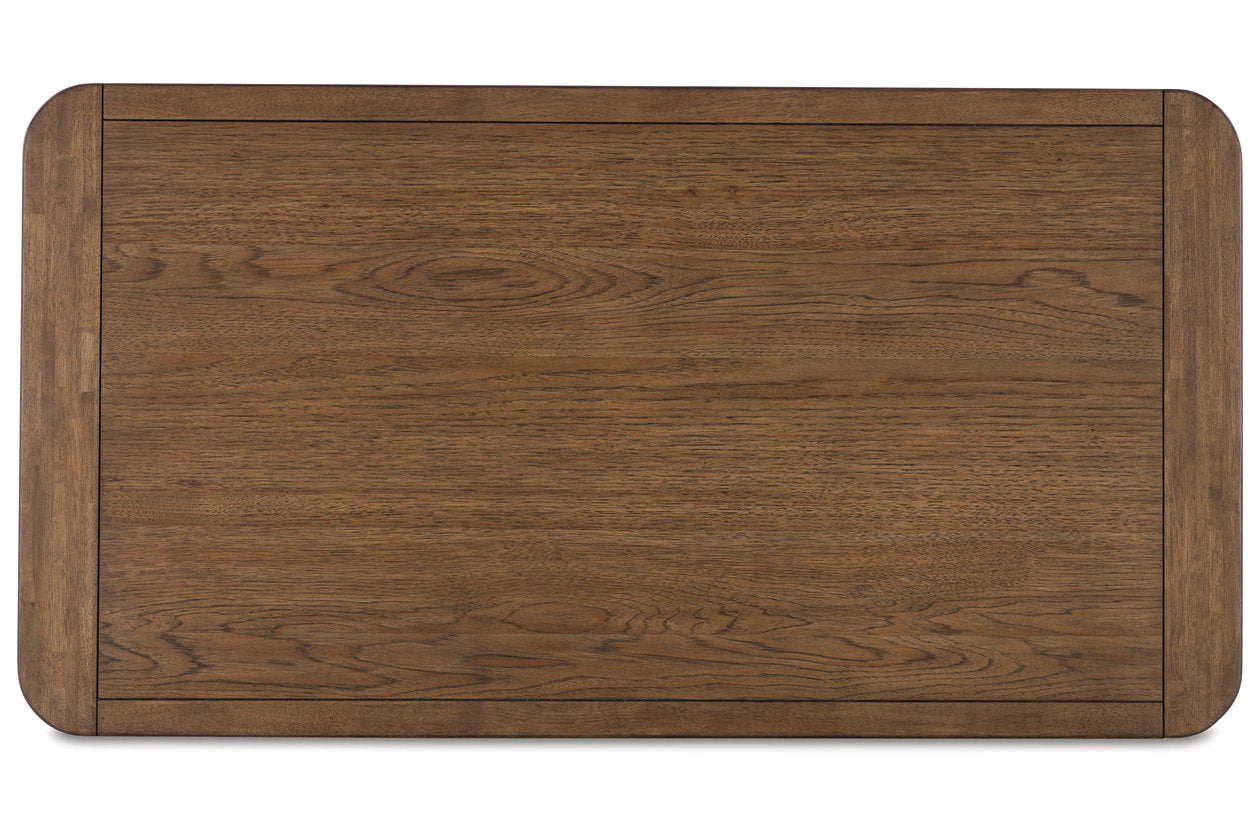 Cabalynn Light Brown Coffee Table and 2 End Tables -  Ashley - Luna Furniture