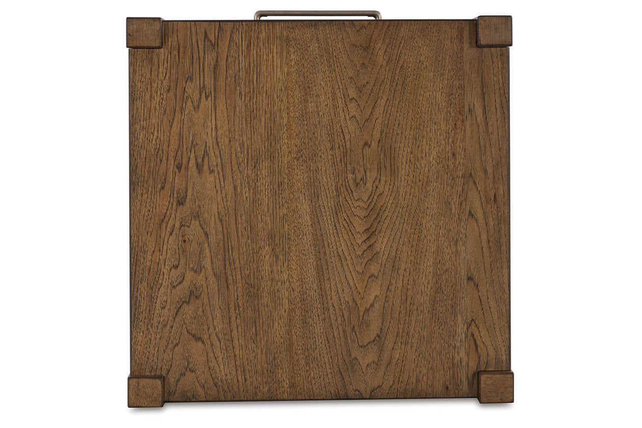 Cabalynn Light Brown Coffee Table and 2 End Tables -  Ashley - Luna Furniture