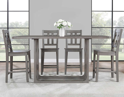 Toscana Burnished Gray Counter Height Dining Set