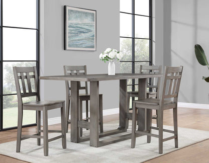 Toscana Burnished Gray Counter Height Dining Set
