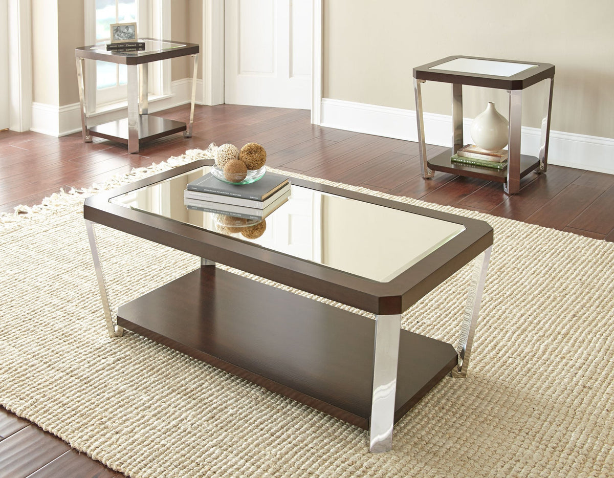 Truman Stainless Steel Cocktail Table
