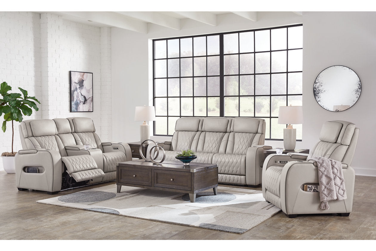 Boyington  Power Reclining Sofa, Loveseat and Recliner -  Ashley - Luna Furniture
