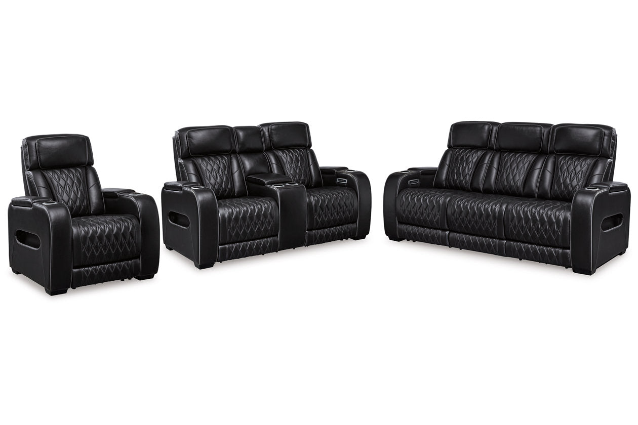 Boyington  Power Reclining Sofa, Loveseat and Recliner -  Ashley - Luna Furniture