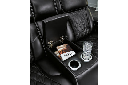 Boyington Black Power Reclining Living Room Set -  Ashley - Luna Furniture