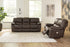Leesworth Dark Brown Power Reclining Living Room Set -  Ashley - Luna Furniture
