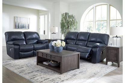 Leesworth Ocean Power Reclining Living Room Set -  Ashley - Luna Furniture