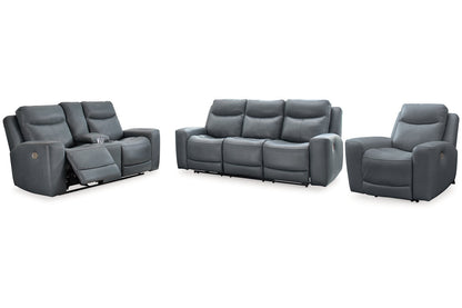 Mindanao  Power Reclining Sofa, Loveseat and Recliner -  Ashley - Luna Furniture