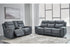 Mindanao Steel Power Reclining Sofa and Loveseat -  Ashley - Luna Furniture