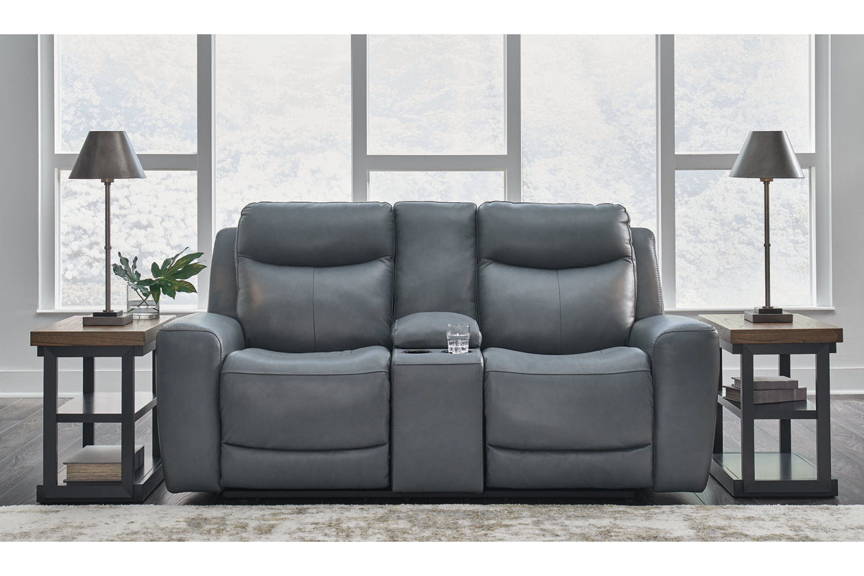 Mindanao  Power Reclining Sofa, Loveseat and Recliner -  Ashley - Luna Furniture