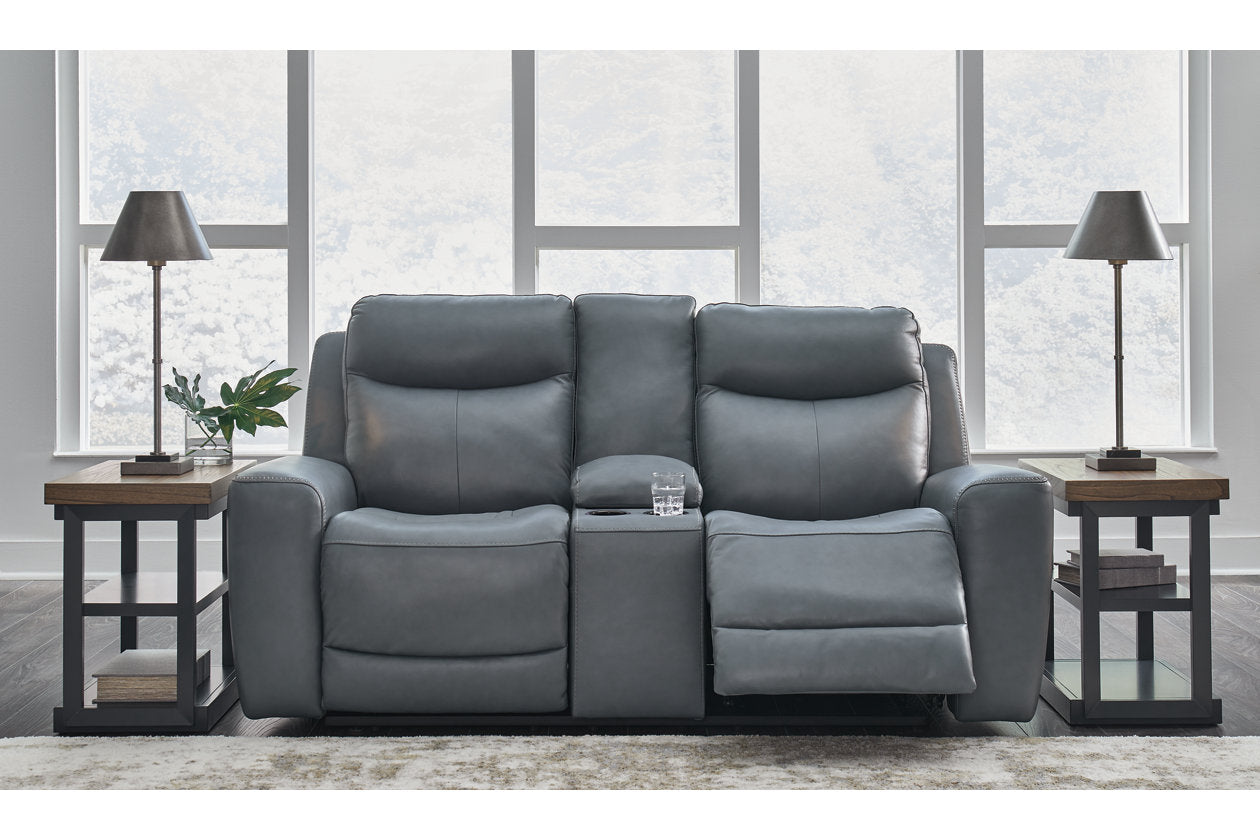 Mindanao  Power Reclining Sofa, Loveseat and Recliner -  Ashley - Luna Furniture