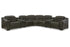 Center Line Dark Gray 7-Piece Power Reclining Sectional -  Ashley - Luna Furniture