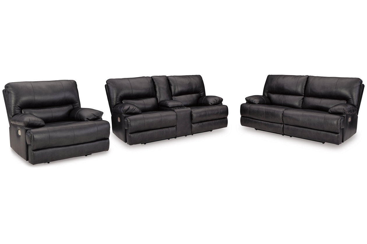 Mountainous  Power Reclining Sofa, Loveseat and Recliner -  Ashley - Luna Furniture