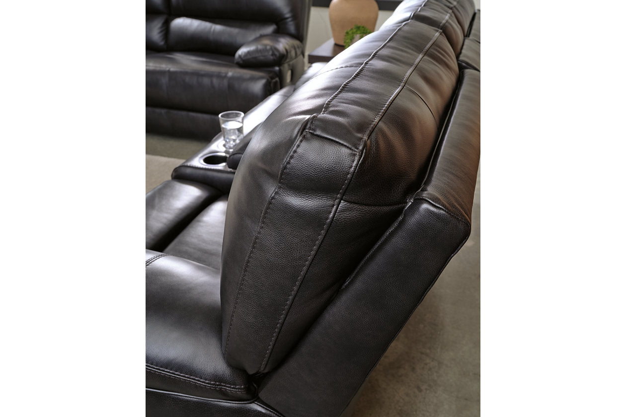 Mountainous Eclipse Power Reclining Living Room Set -  Ashley - Luna Furniture